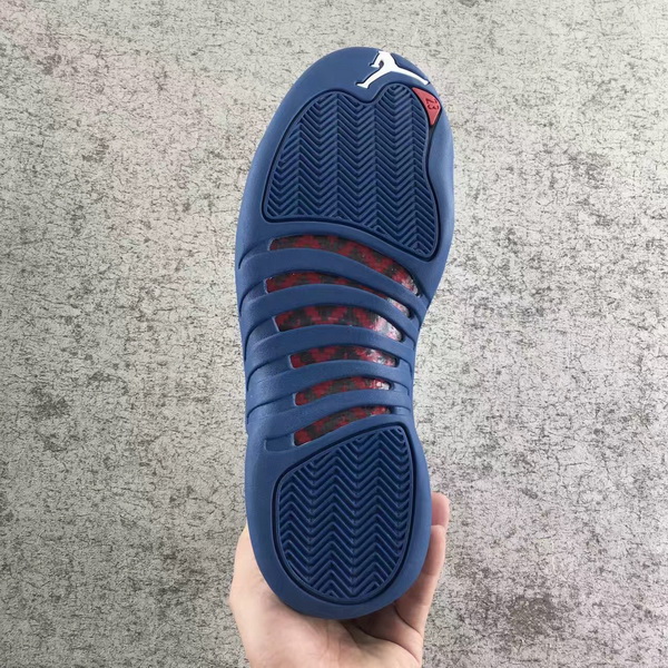 Authentic Air Jordan 12 France Blue